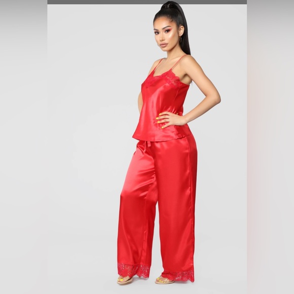 Sexy Red PJ set - Picture 1 of 2